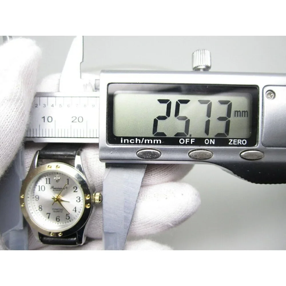 Women's Precision by Gruen Diamond Analog 25mm Dial Watch (D336)